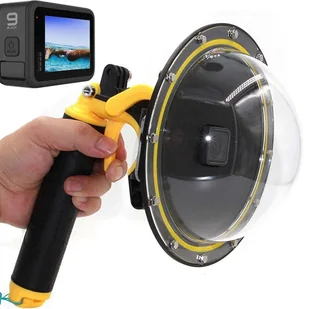 GOPRO Obudowa Dome Port Uchwyt do Nurkowania do 9 - Akcesoria do kamer sportowych - miniaturka - grafika 1