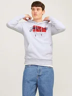 Bluzy męskie - Jack & Jones Bluza "Whitley" w kolorze jasnoszarym - miniaturka - grafika 1