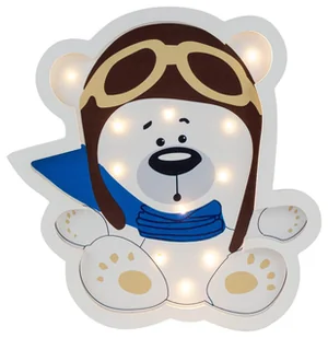Lampka Nocna drewniana dla dziecka Miś | Lampka nocna dla dziecka - Lampy stojące - miniaturka - grafika 1