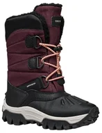 Buty dla dziewczynek - Geox J Himalaya Girl B Ab, Buty dziecięce, Bordeaux Black, 35 EU - miniaturka - grafika 1
