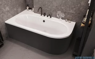Besco Avita 170x75 obudowa wanny czarna lewa/prawa OAV-170-NSC - Obudowy do wanien - miniaturka - grafika 1