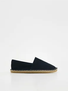 Reserved - Zamszowe espadryle - granatowy - Espadryle damskie - miniaturka - grafika 1