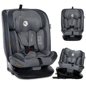Foteliki samochodowe - FOTELIK SAMOCHODOWY I-SIZE 40-150 CM ISOFIX 360 LORELLI IMOLA SZARY - miniaturka - grafika 1