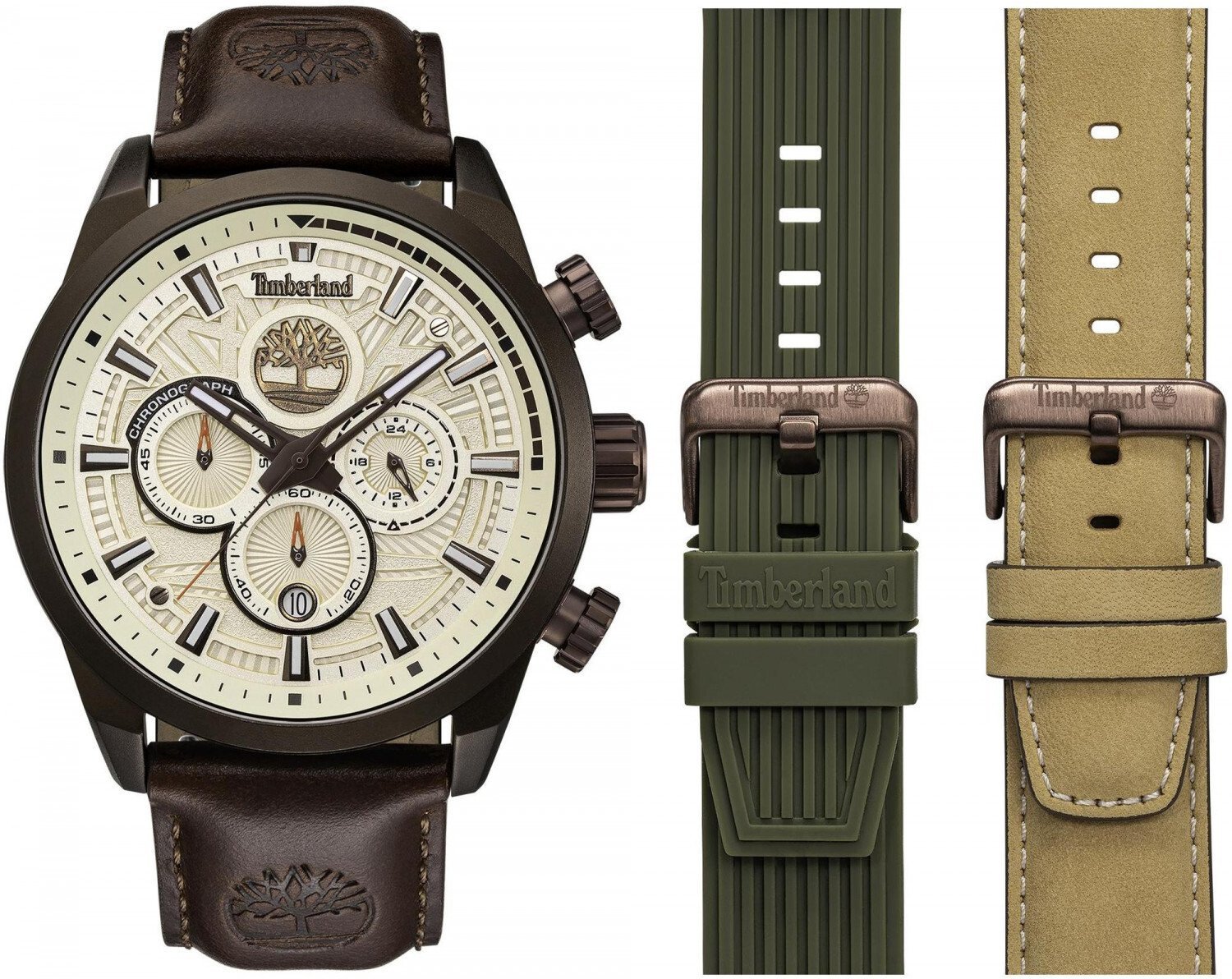 Zegarek męski Timberland TBL.TDWGQ00949X1 brązowy