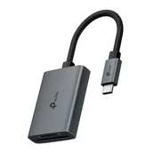 Czytniki kart pamięci - TP-Link UA430C czytnik kart USB 3.2 Gen 1 (3.1 Gen 1) Type-C Szary - miniaturka - grafika 1