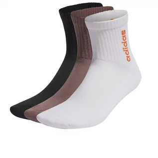 Skarpetki męskie - Skarpety adidas Half-Cushioned Quarter Socks 3 Pairs HM2559 - multikolor - grafika 1