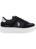 Trampki damskie - U.S. Polo Assn. Sneakersy w kolorze czarnym - miniaturka - grafika 1
