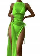 Stroje kąpielowe - DWUCZĘŚCIOWY STRÓJ KĄPIELOWY Z SUKIENKĄ ZESTAW XL - miniaturka - grafika 1