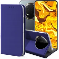 Etui i futerały do telefonów - ETUI Z KLAPKĄ DO HONOR MAGIC7 LITE GRANATOWE ZAMYKANE MAGNETYCZNE KABURA - miniaturka - grafika 1