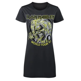 tunika IRON MAIDEN - KILLERS WORLD TOUR ciemnoszara-XL - Bluzki damskie - miniaturka - grafika 1