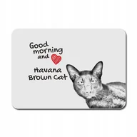 Podkładki pod mysz - Kot Havana Brown Podkładka pod mysz myszkę Grafika - miniaturka - grafika 1