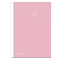 Notesy i bloczki - Nakabayashi Notatnik z naklejkami B5 linia 7mm różowy - miniaturka - grafika 1
