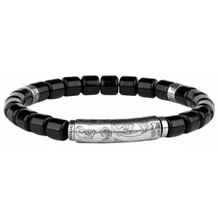 Bransoletka Męska Police PJ26352BSSB.01 Żywica 19 cm - Bransolety męskie - miniaturka - grafika 1