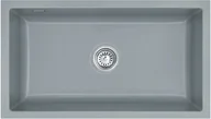 Zlewozmywaki - Zlewozmywak ceramiczny SYSTEMCERAM Mera 80 U Titan Korek automatyczny 5370 02 78 - miniaturka - grafika 1