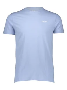 Pepe Jeans Koszulka w kolorze błękitnym - Koszulki męskie - miniaturka - grafika 1