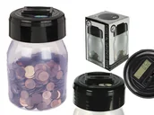 Skarbonki - Out of the Blue 69/1227  z tworzywa sztucznego firmy skarbonka z licznika i wyświetlacz na 2 baterie AA Mignon, około 17 x 11 cm 69/1227 - miniaturka - grafika 1