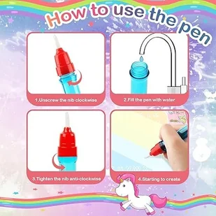 DUŻA MATA WODNA DO RYSOWANIA MALOWANIA WODĄ DZIECI NA PREZENTY - Maty edukacyjne - miniaturka - grafika 1