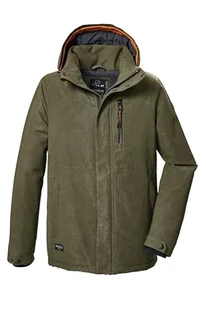 G.I.G.A. DX Męska kurtka funkcyjna/kurtka outdoorowa wodoszczelna z odpinanym kapturem GW 71 MN JCKT, ciemnooliwkowa, XL, 42213-000 - Kurtki męskie - miniaturka - grafika 1