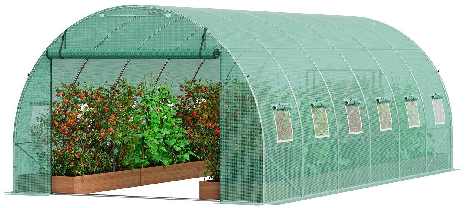 VEVOR Tunel foliowy ogrodowy szklarnia 17m2 5.9x2.95x1.98 m
