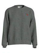 Bluzy damskie - Vila Bluza w kolorze antracytowym - miniaturka - grafika 1