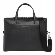 Torby męskie - Calvin klein torba na laptopa modern bar laptop bag czarna - miniaturka - grafika 1
