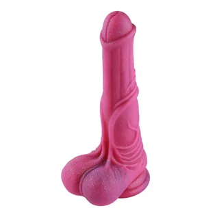 Sztuczne penisy - HiSmith HSA94 Silicone Dream Sky Dildo KlicLok 10.6" Pink - grafika 1