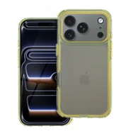 Etui i futerały do telefonów - Futerał MATRIX CLEAR do IPHONE 17 Pro żółty - miniaturka - grafika 1