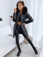 Kurtki damskie - Kurtka damska pikowana ATENS czarna Dstreet TY3125-XL - miniaturka - grafika 1