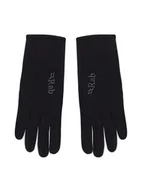 Rękawiczki sportowe damskie - Rab Rękawiczki Damskie Power Stretch Pro Gloves QAG-48 Czarny - miniaturka - grafika 1