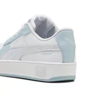 Buty dla dziewczynek - PUMA Carina Street Ps sneakersy dziewczęce, White Silver Mist Gray, 35 EU - miniaturka - grafika 1