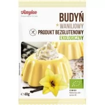 Amylon BUDYŃ WANILIOWY (BEZGLUTENOWY) BIO 40 - Budyń - miniaturka - grafika 1