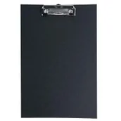 Deski z klipsem - D.rect Deska A4 PVC z klipem czarna 348623 - miniaturka - grafika 1