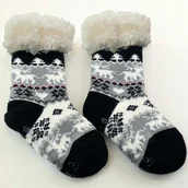 Skarpetki dla dzieci - Skarpetki Dziecięce Grube Antypoślizgowe 0-12 Mc - miniaturka - grafika 1