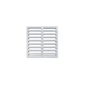 Rynny i akcesoria - Zamkniecie studzienki PVC 300 x 300 L-ANTISHOCK szary - miniaturka - grafika 1