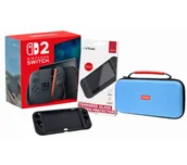 Konsole Nintendo - Nintendo Switch 2 Joy-Con Czarny + Szkło Trust GXT 1254 + Etui Trust GXT 1253 + Etui Trust GXT 1251B - miniaturka - grafika 1