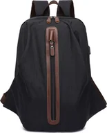 Torby na laptopy - INF Nowy męski, codzienny plecak biznesowy na laptopa Czarny - miniaturka - grafika 1