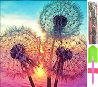 Zabawki kreatywne - HAFT DIAMENTOWY DUŻY 5D Zestaw Obraz MOZAIKA D07 - miniaturka - grafika 1