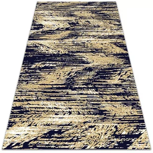 Dywan na taras zewnętrzny Żółte pasy retro 80x120 cm - Dywany zewnętrzne - miniaturka - grafika 1