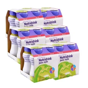 N.V.Nutricia Nutridrink Juice Style o smaku jabłkowym 4x200ml - Żywienie medyczne - miniaturka - grafika 2