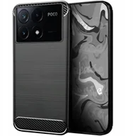 Etui i futerały do telefonów - Etui do Xiaomi Poco X6 Pro 5G Czarne, Pancerne, Karbon, Pokrowiec, Case - miniaturka - grafika 1