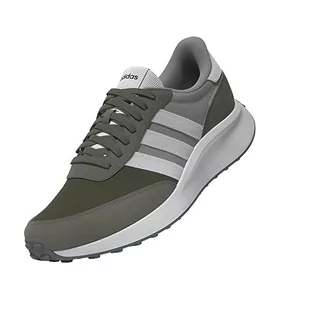 adidas Męskie trampki do biegania w stylu lat 70, Olive Strata Ftwr biały srebrny kamyk, 40 2/3 EU - Trampki męskie - miniaturka - grafika 1
