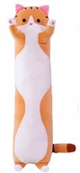 Maskotki i pluszaki - Poduszka Kot Rudy Kotek Długi Maskotka Pluszak Dla Dzieci Prezent 90 cm - miniaturka - grafika 1