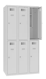 Szafa na książki szkolna na korytarz SMS 332 - Szafki BHP - miniaturka - grafika 1