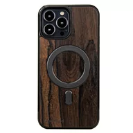 Etui i futerały do telefonów - Drewniane Etui Bewood iPhone 13 Pro Max Ziricote MagSafe - miniaturka - grafika 1