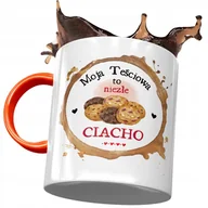 Kubki - Kubek Pomarańczowy dla Teściowej Teściuni Prezent z Nadrukiem ze Zdjęciem + Opakowanie na prezent (wzór 01) - miniaturka - grafika 1