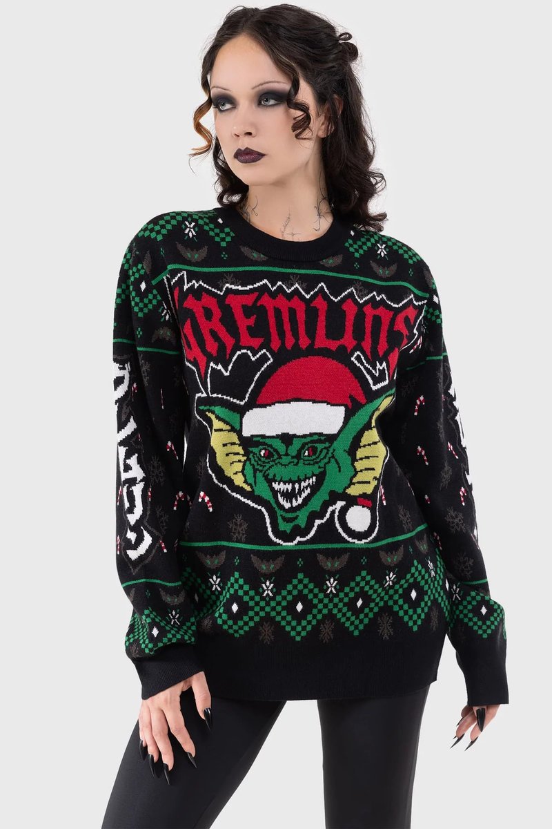 sweter unisex KILLSTAR - THE GREMLINS ARE COMING -S