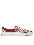 Trampki damskie - Vans Tenisówki Classic Slip-On VN000DAHFSB1 Bordowy - miniaturka - grafika 1