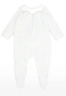 Pajacyki dla niemowląt - Pajacyk niemowlęcy TADA kropki turkusowe - miniaturka - grafika 1