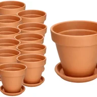 Donice - Doniczka glina ceramika terakota podstawka fi 7 - 12 szt. - KOTARBAU - miniaturka - grafika 1