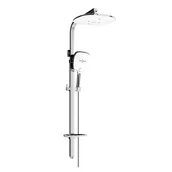 Zestawy prysznicowe - Mexen Q17 kolumna prysznicowa chrom/biała - 798171795-02 - miniaturka - grafika 1